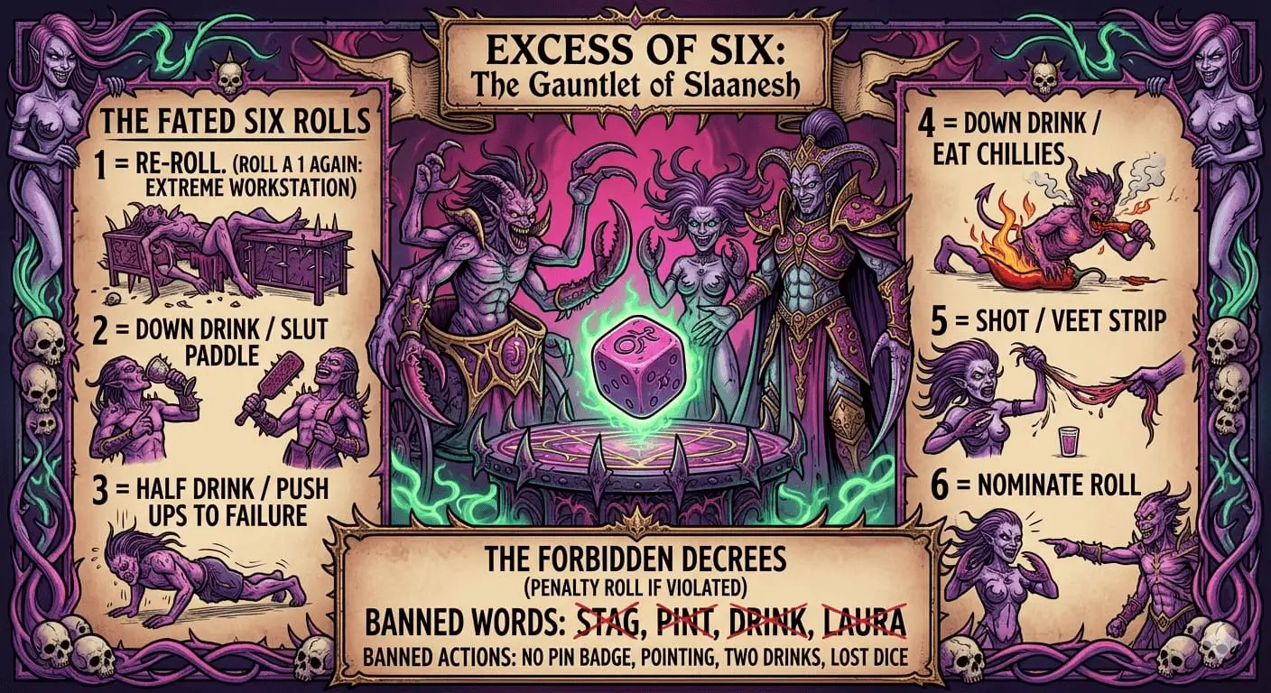 Excess of Six: The Gauntlet of Slaanesh — game rules